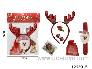 Christmas Accessories Set: Hair Clips (Random Assortment)