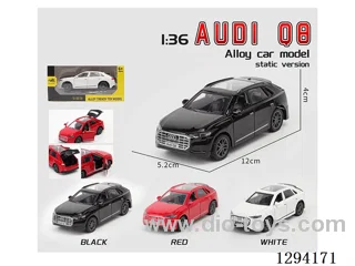 1:36 pull back alloy car 3 colors