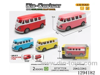 1:36 pull back alloy car 4 colors