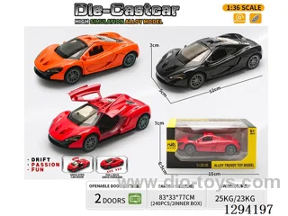 1:36 pull back alloy car 3 colors