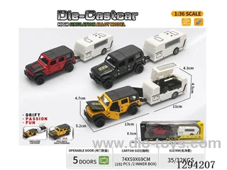 1:36 pull back alloy car 3 colors