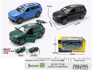 1:36 pull back alloy car 3 colors