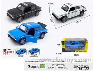 1:36 pull back alloy car 3 colors
