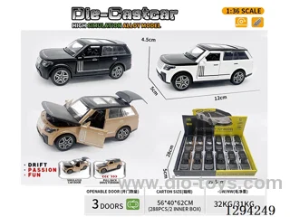 1:36 pull back alloy car 3 colors 12PCS