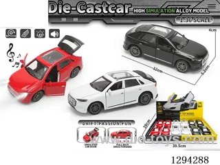 1:36 pull back alloy car 3 colors 12PCS W L/M