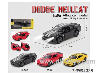1:36 pull back alloy car 3 colors W L/M