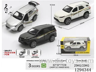 1:36 pull back alloy car 3 colors W L/M