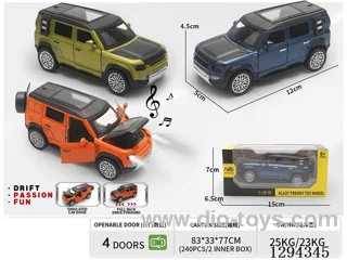 1:36 pull back alloy car W L/M