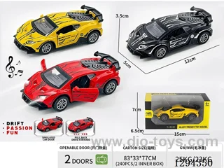 1:36 pull back alloy car 3 colors W L/M
