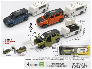 1:36 pull back alloy car 3 colors W L/M