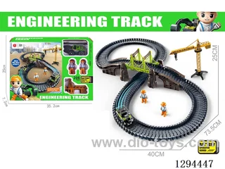 Electric Construction Track Toy in window box