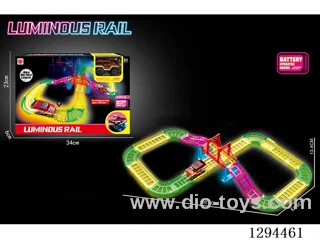 Electric Glow?in?the?Dark Track Toy in window box