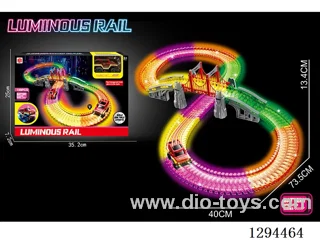Electric Glow?in?the?Dark Track Toy in window box