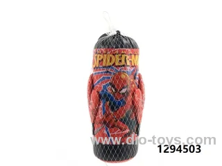Spiderman boxing bag in net bag