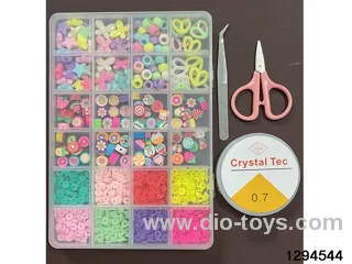 24-compartment small ceramic shard + large ceramic shard bead box (Includes scissors, thread box, and clips.)
