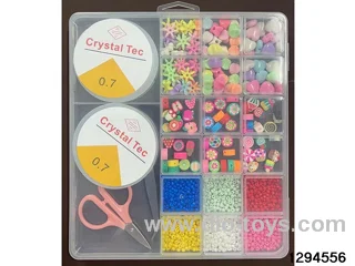 2 Large 20 Compartment Beaded Box (Large polymer clay + small beads)