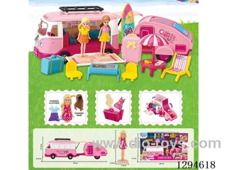 Pretend Play Transformable Storage Bus