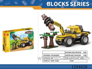 Engineering Series - Log Grabber DIY Building Block Car Model, 306PCS