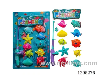 Single-Rod Magnetic Fishing Game