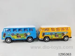 Solid-Color Inertial Paw Patrol Bus 2 colors