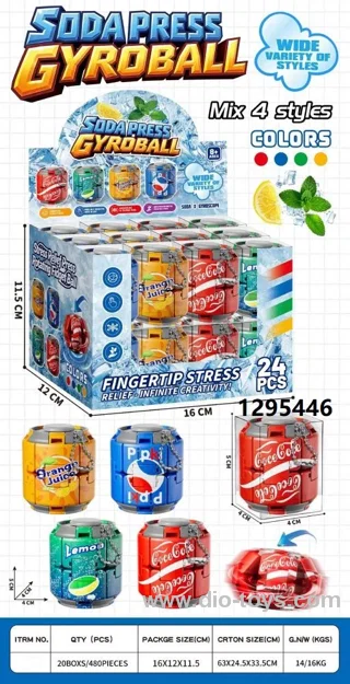 Soda Press Gyroball in display box