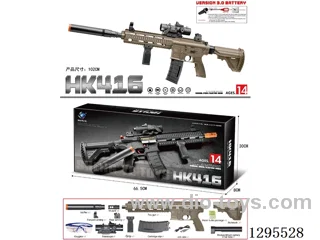 High-Speed Electric Automatic HK416 Water bullet Gun included battery