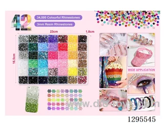 42-Compartment DIY Colored Diamonds