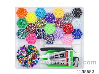 23-Compartment DIY Colored Diamonds