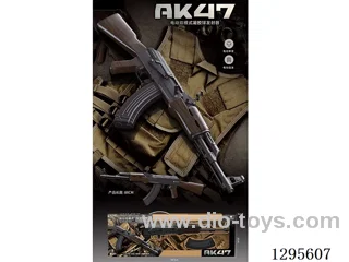 AK-47 Electric Dual-Mode Gel Ball Model Gun included battery