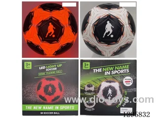 Little Whirlwind Light-Up Soccer Ball #5 (Battery-Powered), Packaged in Colorful Boxes