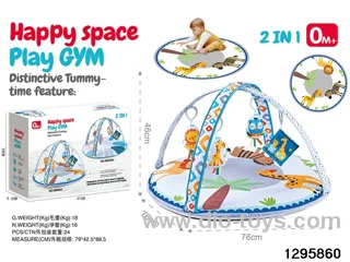 2-in-1 Baby Gym Mat in color box