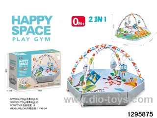 2-in-1 Baby Gym Mat in color box