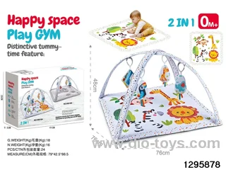 2-in-1 Baby Gym Mat in color box