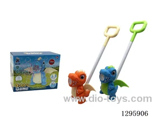 Dinosaur bubble Push Car not included battery 2色