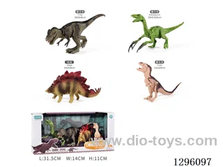 4PCS 5inch Dinosaurs