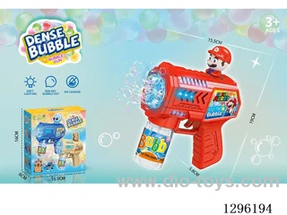 10-Hole Electric Light-Up Bubble gun not included battery