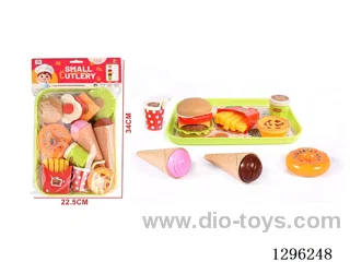 Burger & Ice Cream Food Set