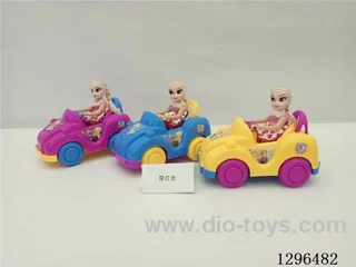 String-pull Car with Seating /with Lights 3 colors