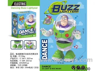 B/O Dancing Buzz Lightyear W L/M not included battery