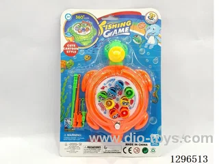 Cartoon Turtle Wind-Up Fishing Game