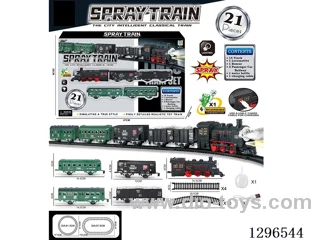 (included battery) Smart Electric Classic Track Train with Lights and spray
