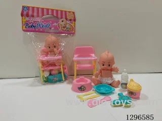 6.5-inch doll + Seat + Tableware (CPC)