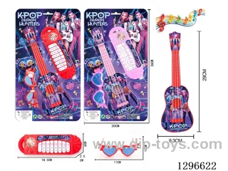 Demon Hunter Girls  Guitar + Keyboard + Glasses