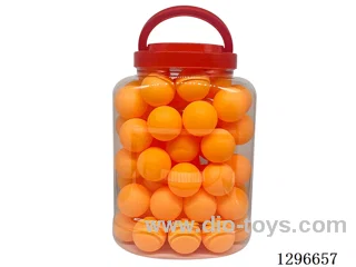 Yellow Ping Pong Balls, 60-count bucket, ABS