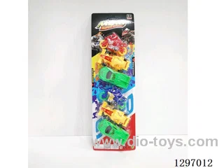 Free Wheel Formula Cars, Motorcycles, and Sports Cars (6PCS)