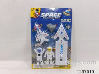 Astronaut with Catapult Plane