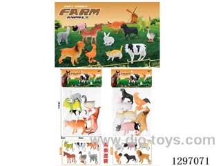 Farm Animal Set (6PCS / 2 mixed styles)