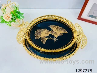Double-Ear Oval Tray 2PCS