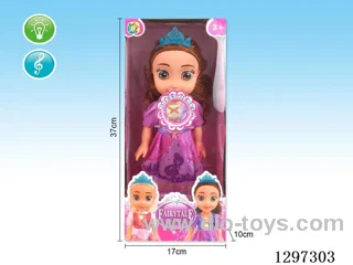 14-inch Articulated Joints doll (Lights, Spanish/English Music)included battery