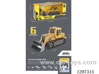 6ch Die-Cast RC Bulldozer